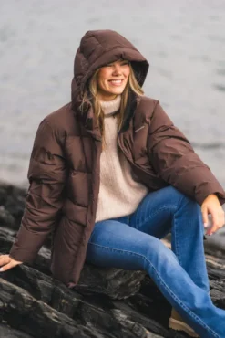 Besseggen Down Jacket Dark Brown