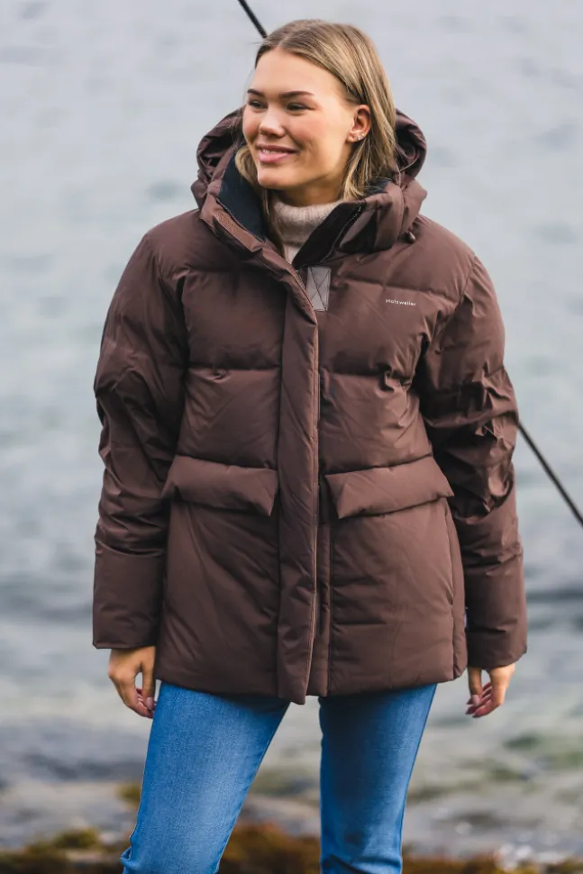 Besseggen Down Jacket Dark Brown
