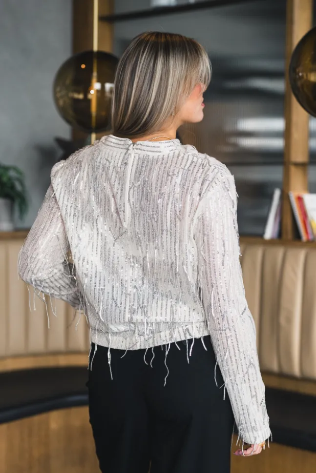 Beverly Fringe Top Light Gold