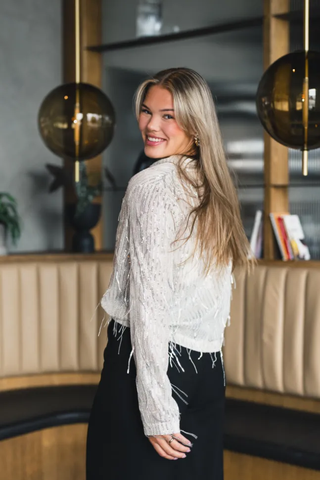 Beverly Fringe Top Light Gold