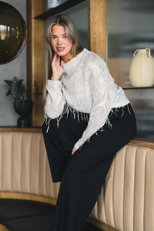 Beverly Fringe Top Light Gold