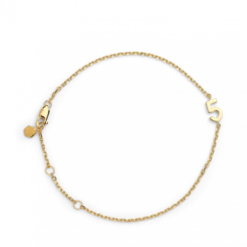 Big Number Bracelet Gold - 22