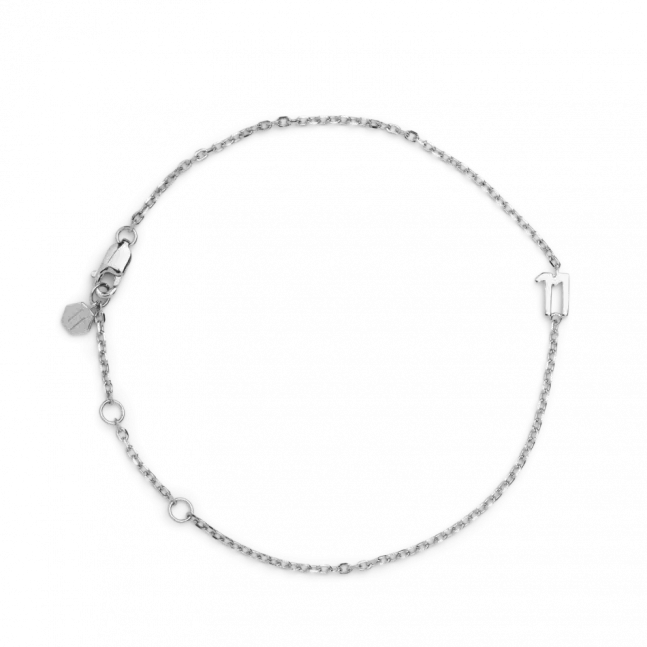 Big Number Bracelet Silver - 5