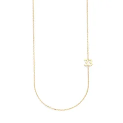 Big Number Necklace Gold - 40L - 33