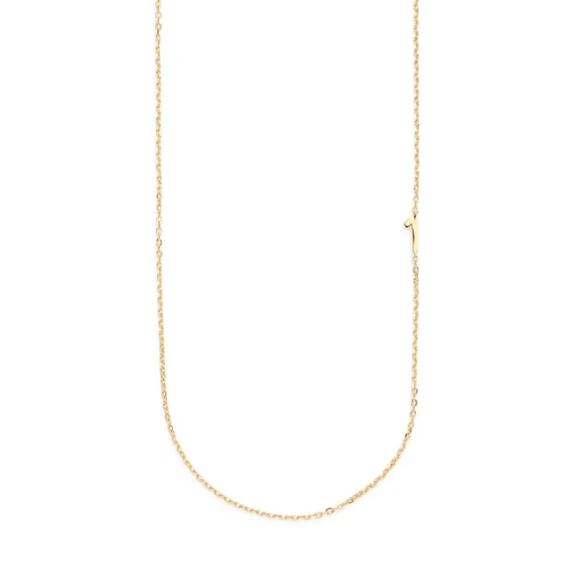 Big Number Necklace Gold - 40L - 1