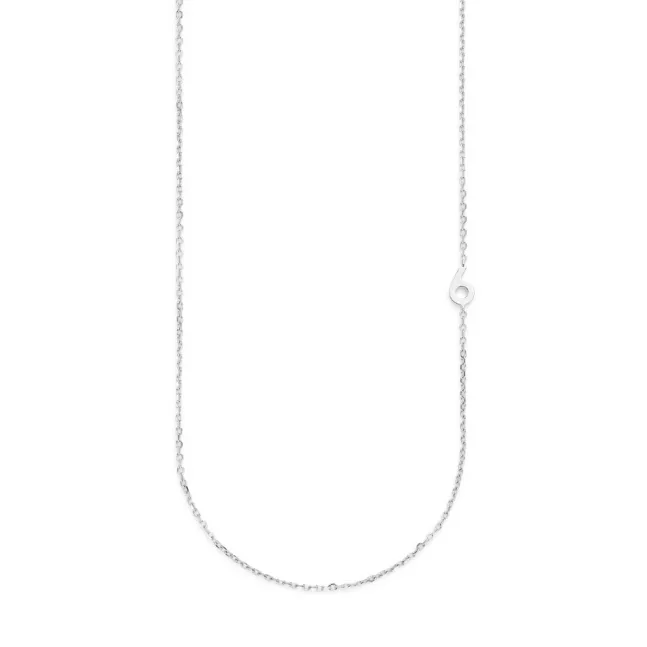 Big Number Necklace Silver - 50L - 6