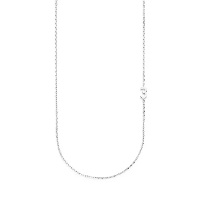 Big Number Necklace Silver - 50L - 3