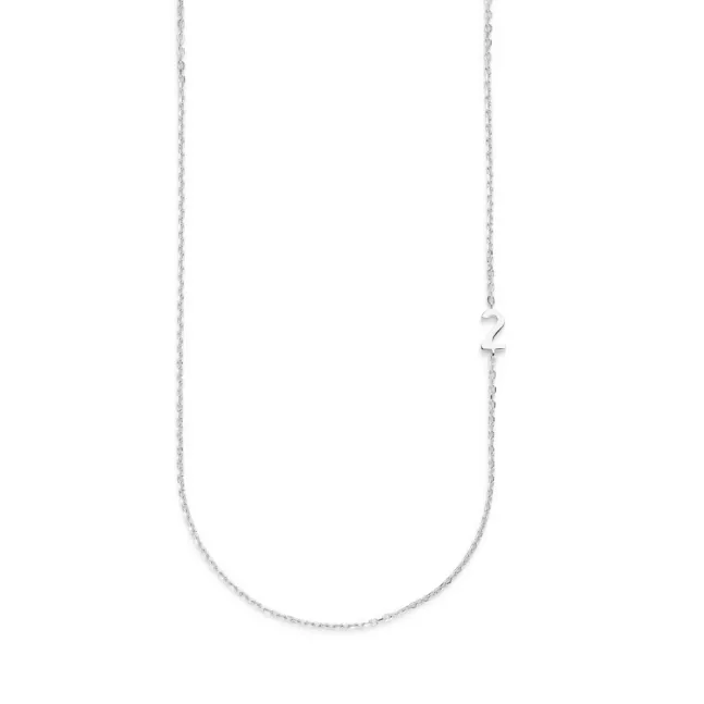 Big Number Necklace Silver - 50L - 2