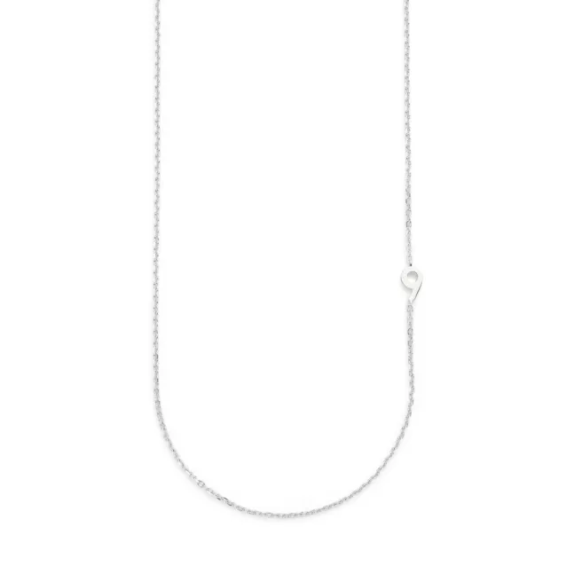 Big Number Necklace Silver - 40L - 9