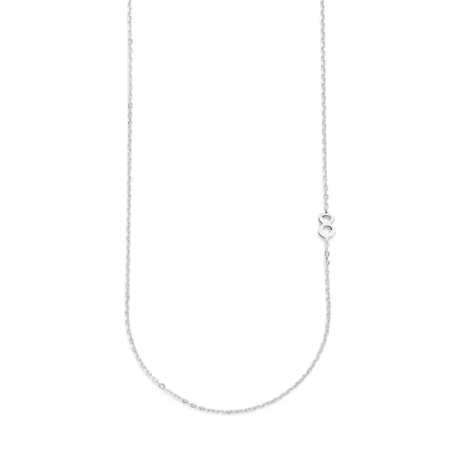 Big Number Necklace Silver - 40L - 8