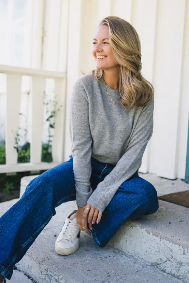 Boston O-Neck 6304 Grey Melange