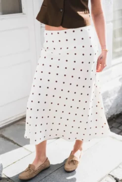Bovary Dotted Skirt Creme