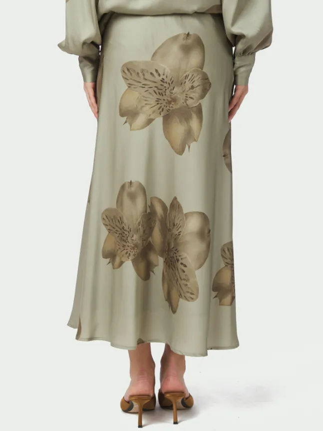 Bovary Misty Orchid Skirt Smoke Green