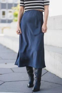 Bovary Skirt Midnight Blue