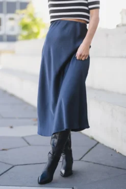 Bovary Skirt Midnight Blue