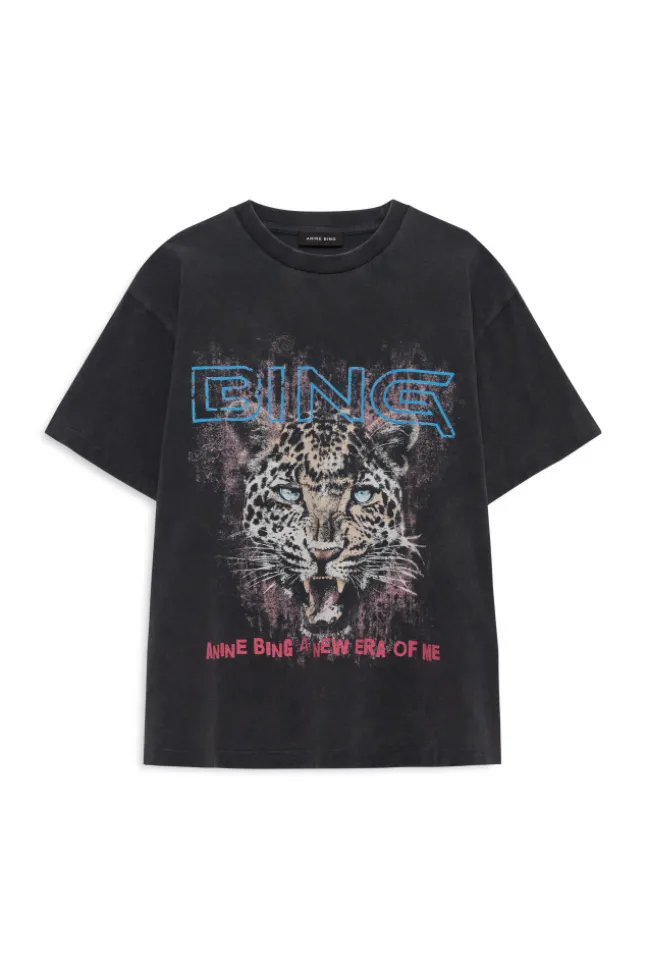 Cade Tee Leo Muse Washed Black