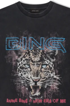 Cade Tee Leo Muse Washed Black