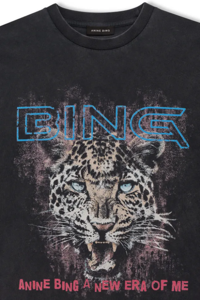 Cade Tee Leo Muse Washed Black