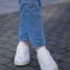 Campo White Natural Suede
