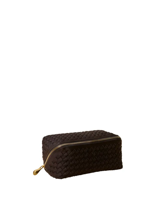 Caravan Medium Cosmetic Case Chocolate