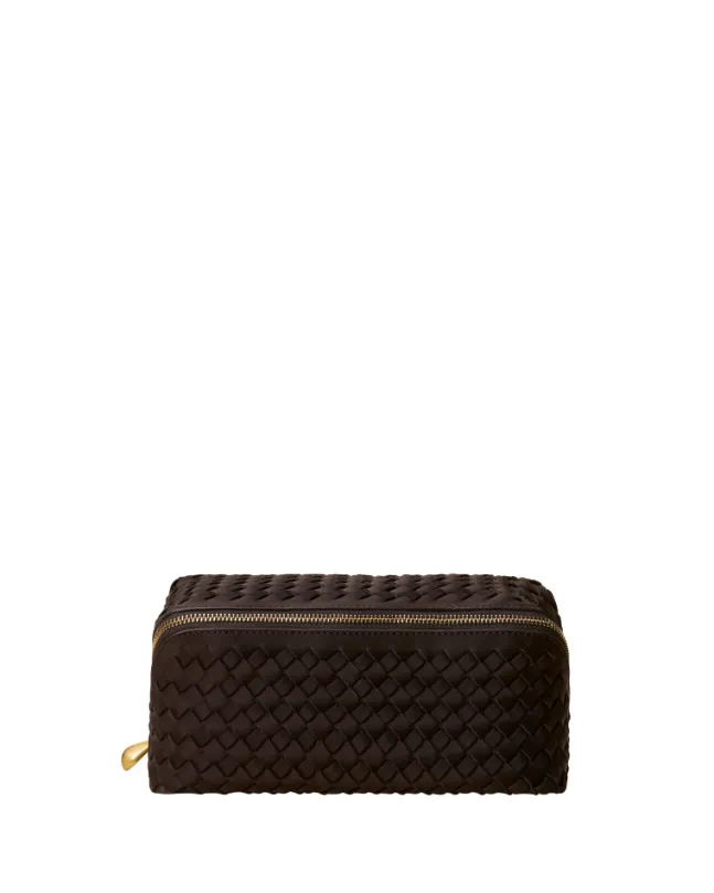 Caravan Medium Cosmetic Case Chocolate