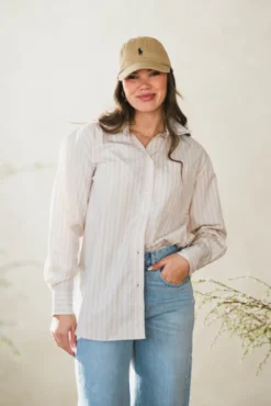 Carlotta Shirt Orange/Grey