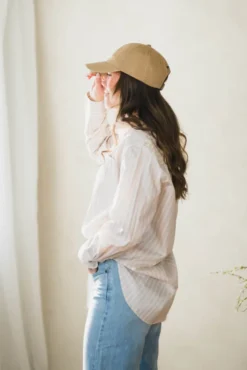 Carlotta Shirt Orange/Grey