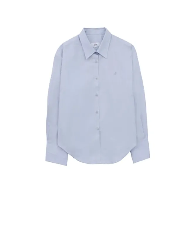 Caryn Poplin Celeste Light Blue