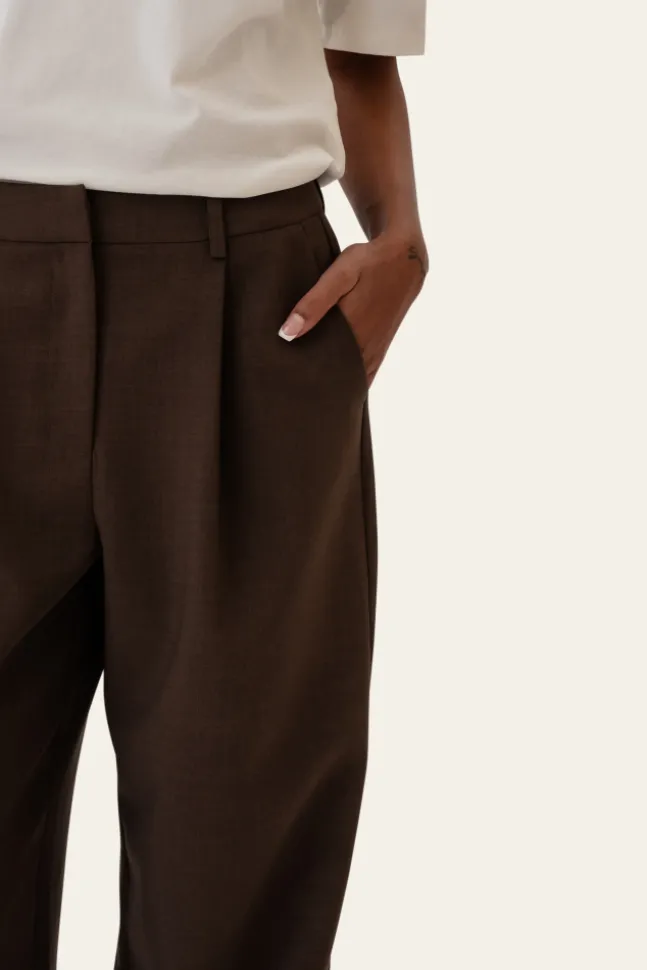 Celinaic Pants Dark Brown