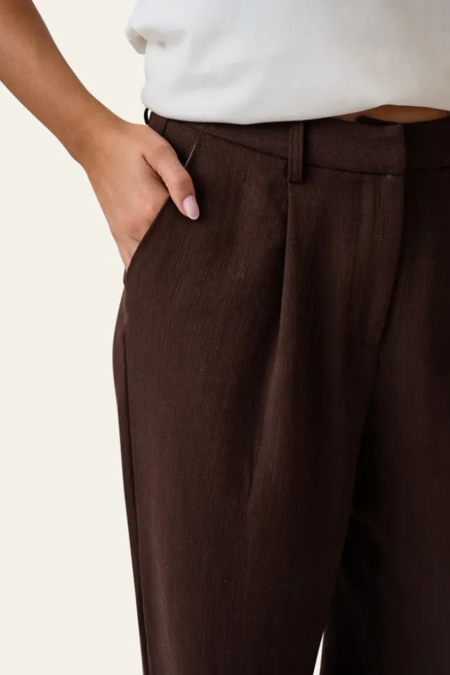 Celinaic Pants Dark Brown