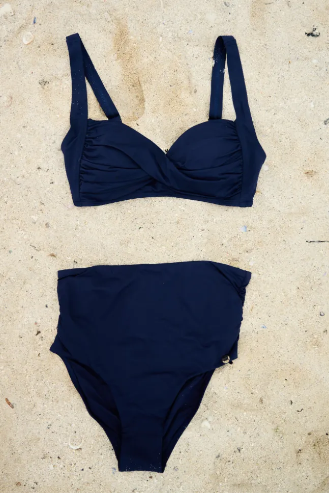 Chara Solid Buttom Navy