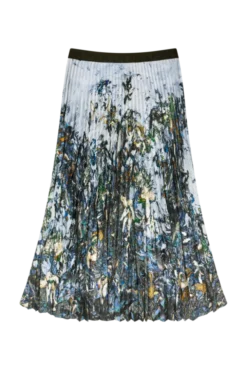 Charming Skirt Print Grey