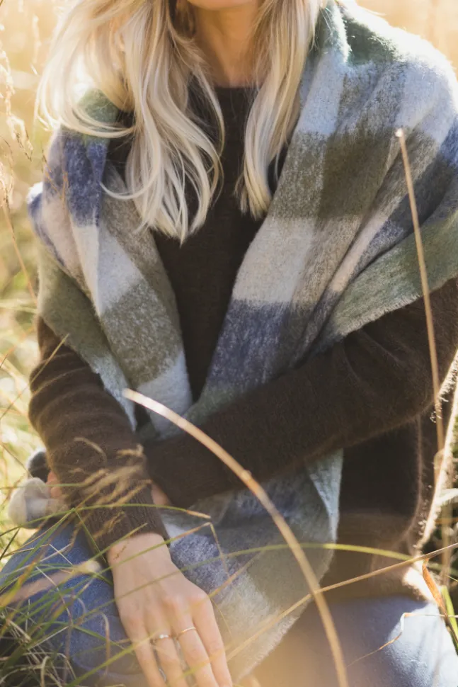 Check Anilopa Scarf Dark Forest