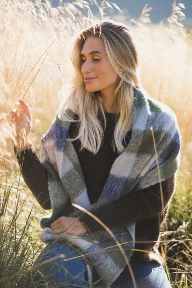 Check Anilopa Scarf Dark Forest