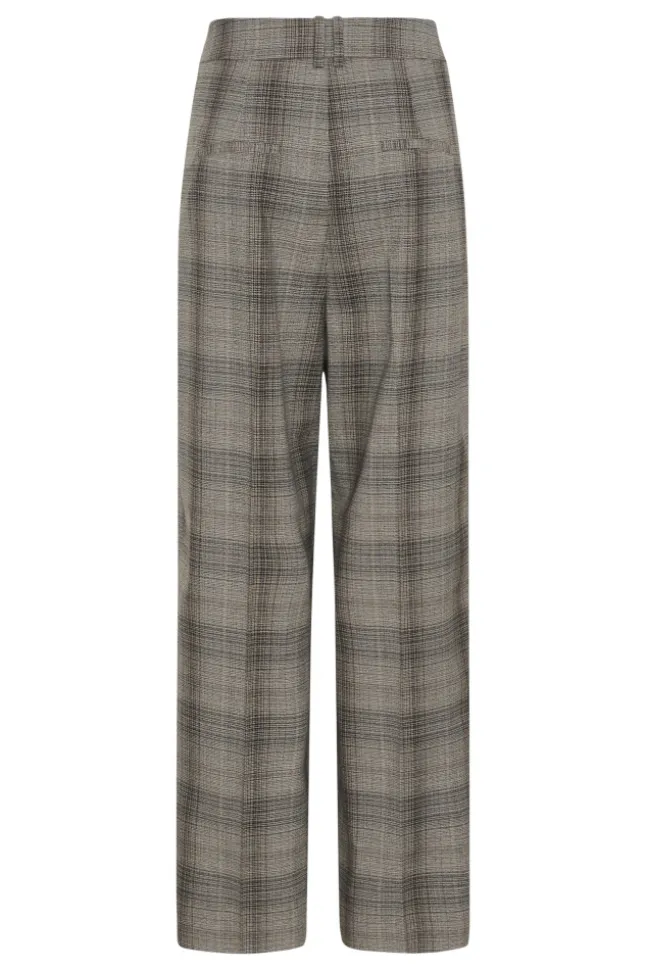 Checkie Barrel Pant Brown Fall Check