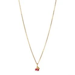 Cherry Necklace Red