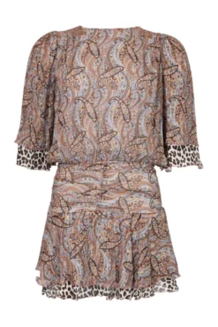 Chiffon Mini Dress Autumn