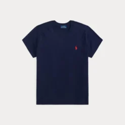Classic Fit Cotton Jersey Crewneck Tee Cruise Navy