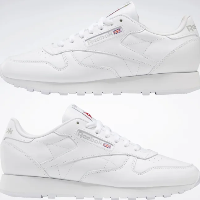 Classic Leather White/White/Purgy