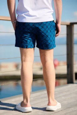 Classic Lotus Swimshort Mykonos Blue
