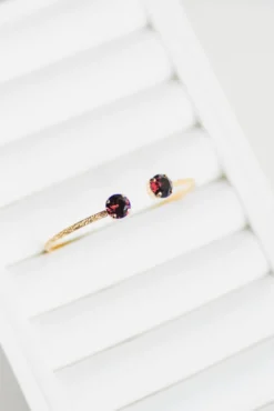 Classic Petite Bracelet Gold Burgundy
