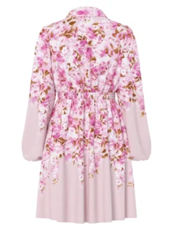 Cleo LS Dress Pale Lilac Cleo Print