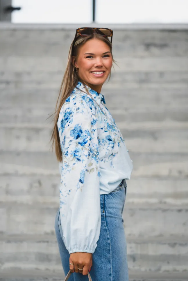 Cleo LS Shirt Skyway Cleo Print