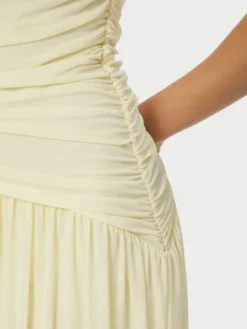 Cludine Mesh Dress Light Yellow