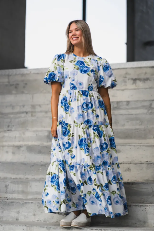 Colea SS Ankle Dress Star White Emula