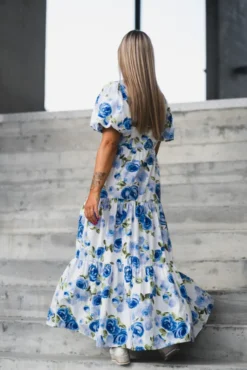 Colea SS Ankle Dress Star White Emula