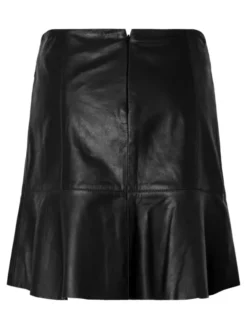 Colly MW Naplon Leather Skirt Black