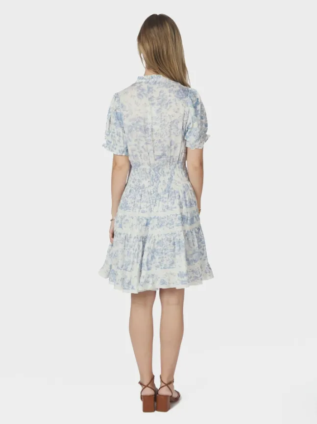Constance Porcelain Dress Light Blue