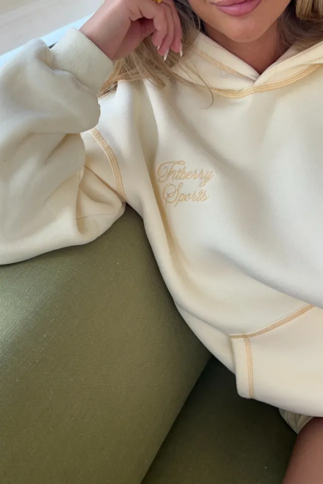 Contour Oversized Hoodie Yellow