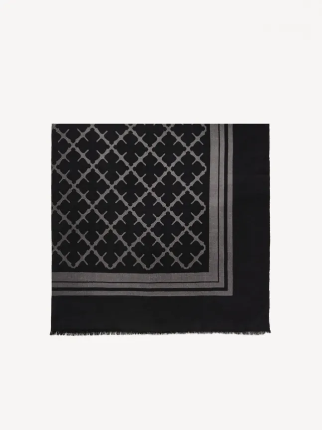 Cornelis Wool Scarf Charcoal